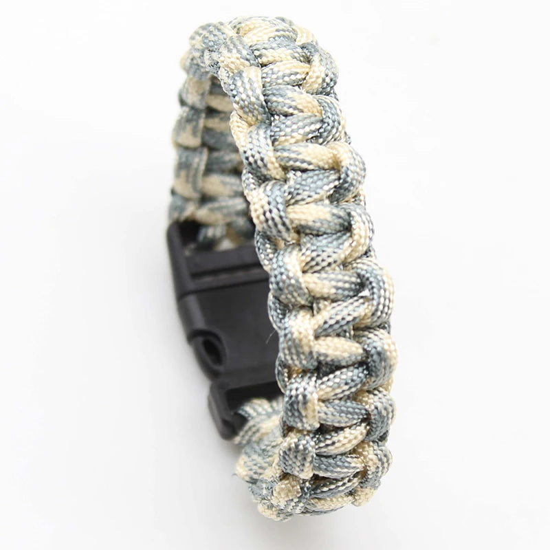 Ultimate Outdoor Paracord Survival Bracelet for Men and Women - Essential Gear for Camping, Adventure, and Emergency Situations