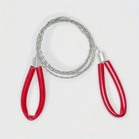 Compact Wire Survival Saw — Pocket-Ready Camping & Hiking Tool