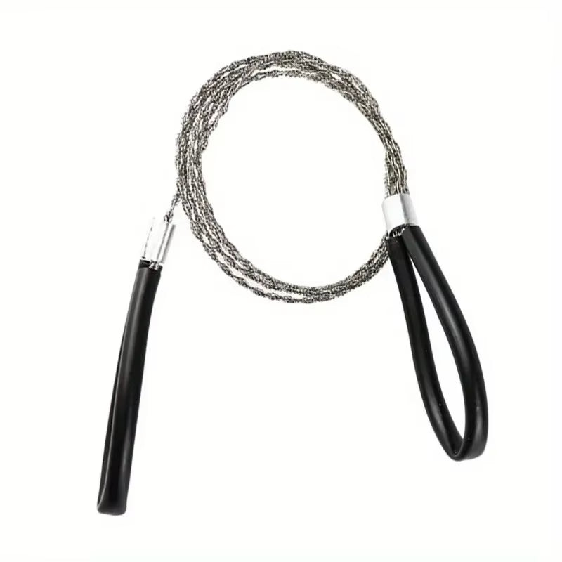 Compact Wire Survival Saw — Pocket-Ready Camping & Hiking Tool