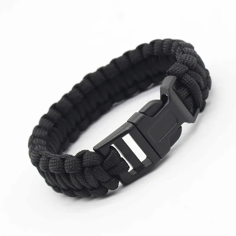 Ultimate Outdoor Paracord Survival Bracelet for Men and Women - Essential Gear for Camping, Adventure, and Emergency Situations