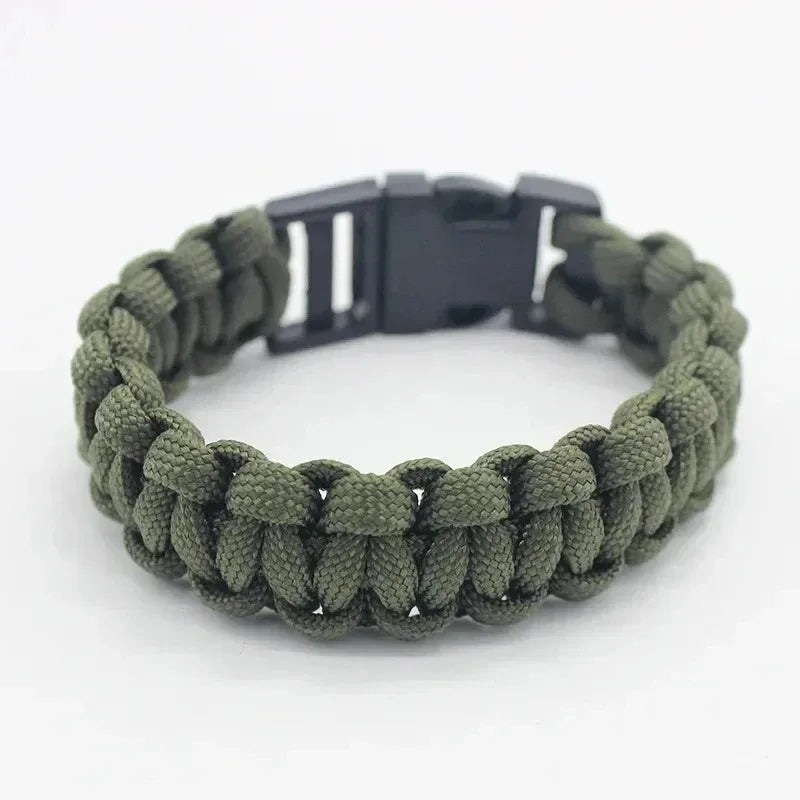 Ultimate Outdoor Paracord Survival Bracelet for Men and Women - Essential Gear for Camping, Adventure, and Emergency Situations