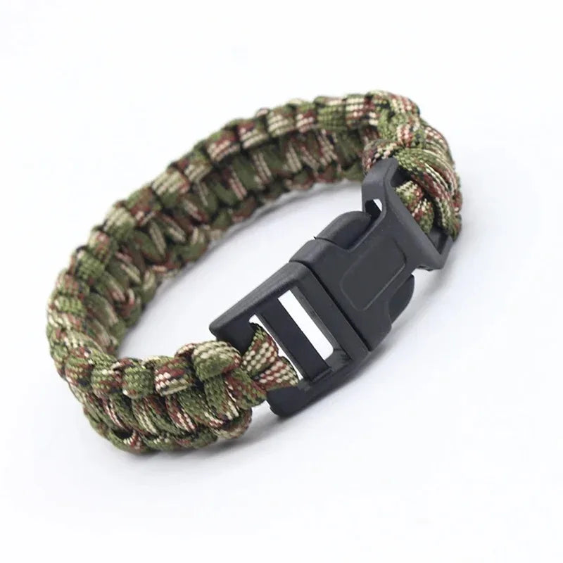 Ultimate Outdoor Paracord Survival Bracelet for Men and Women - Essential Gear for Camping, Adventure, and Emergency Situations