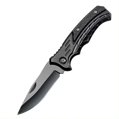 Versatile Stainless Steel Folding Knife - Perfect for Fishing, Camping, and Outdoor Adventures with Comfortable PP Handle