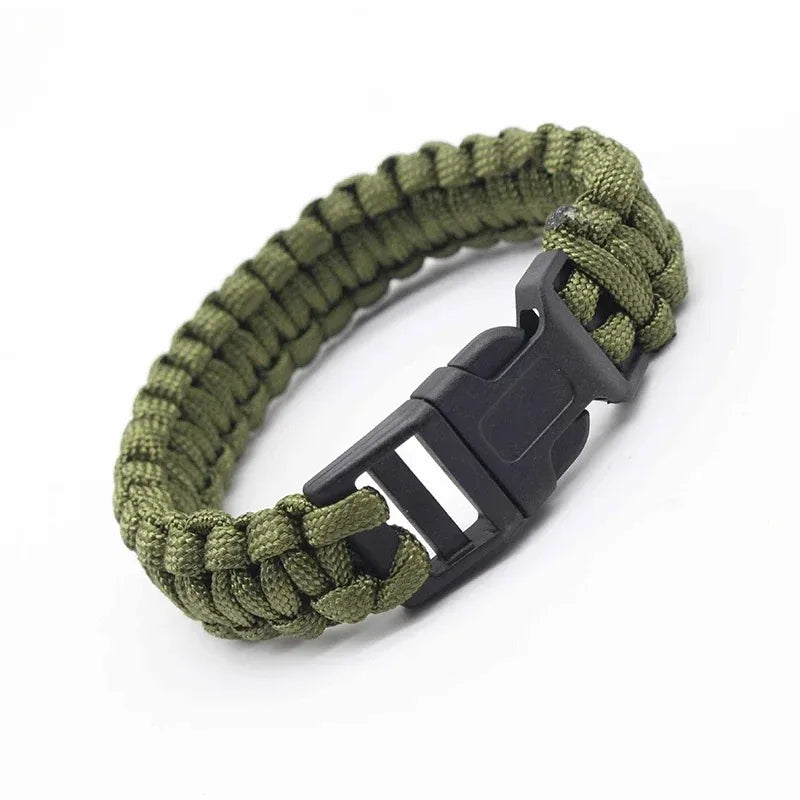 Ultimate Outdoor Paracord Survival Bracelet for Men and Women - Essential Gear for Camping, Adventure, and Emergency Situations
