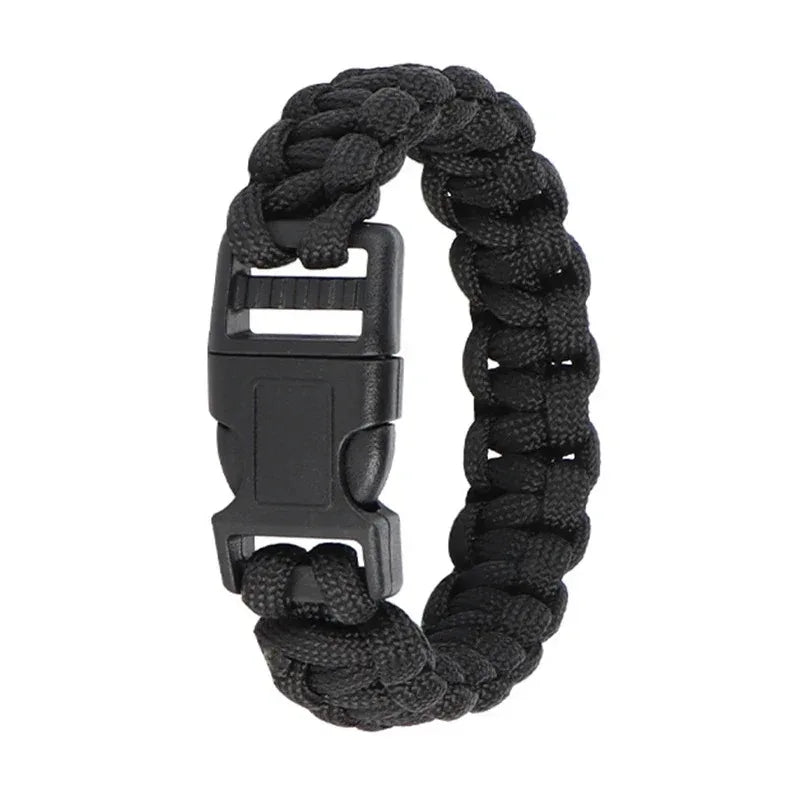 Ultimate Outdoor Paracord Survival Bracelet for Men and Women - Essential Gear for Camping, Adventure, and Emergency Situations