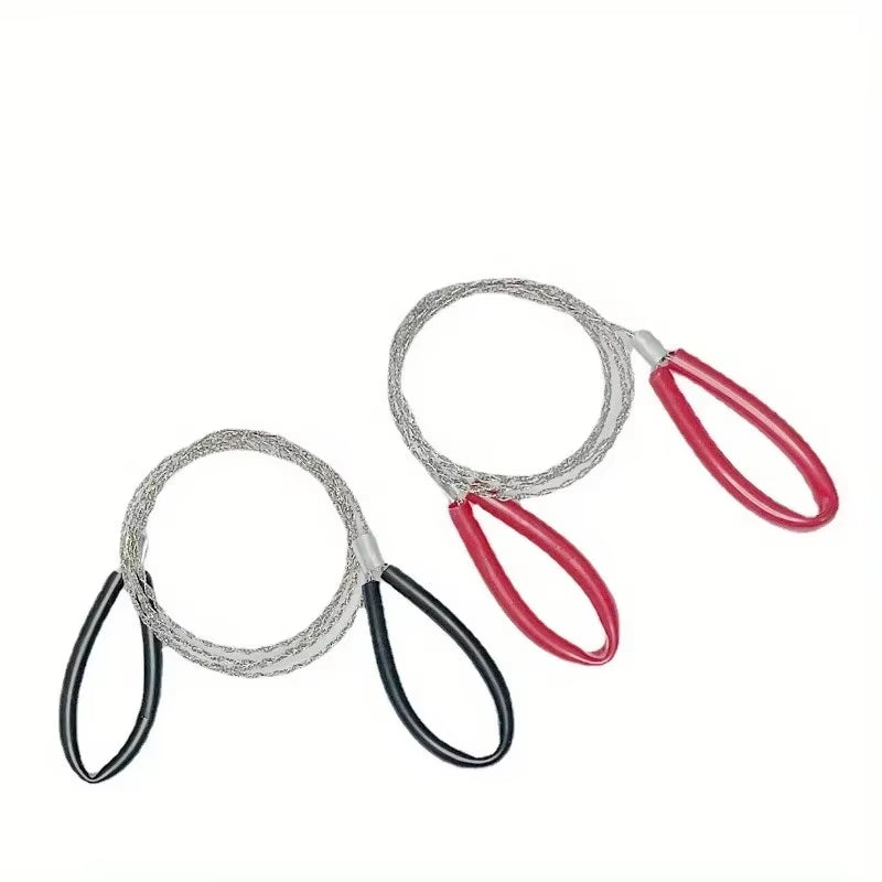 Compact Wire Survival Saw — Pocket-Ready Camping & Hiking Tool